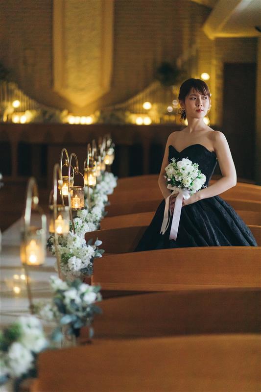 キャンドル付き!大人なフォトウェディング