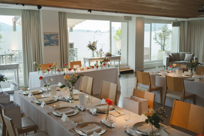 見積りに入っている「会場装花」とは??