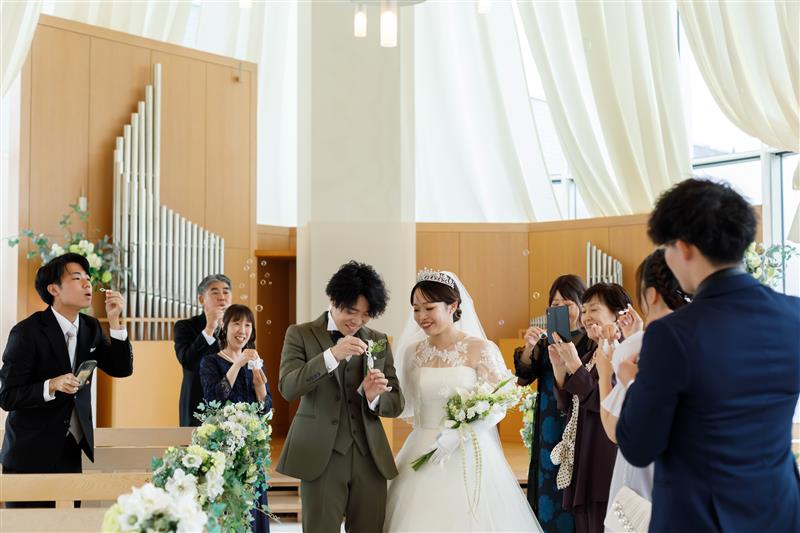 アットホームな結婚式