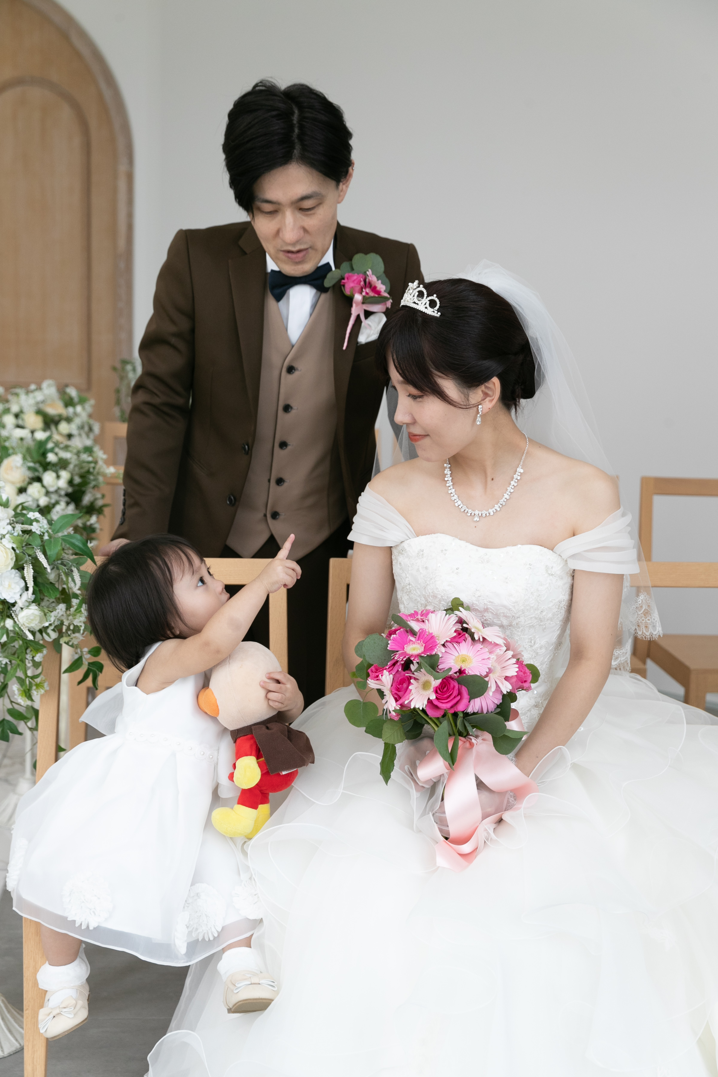 お子様といっしょのフォトウェディング