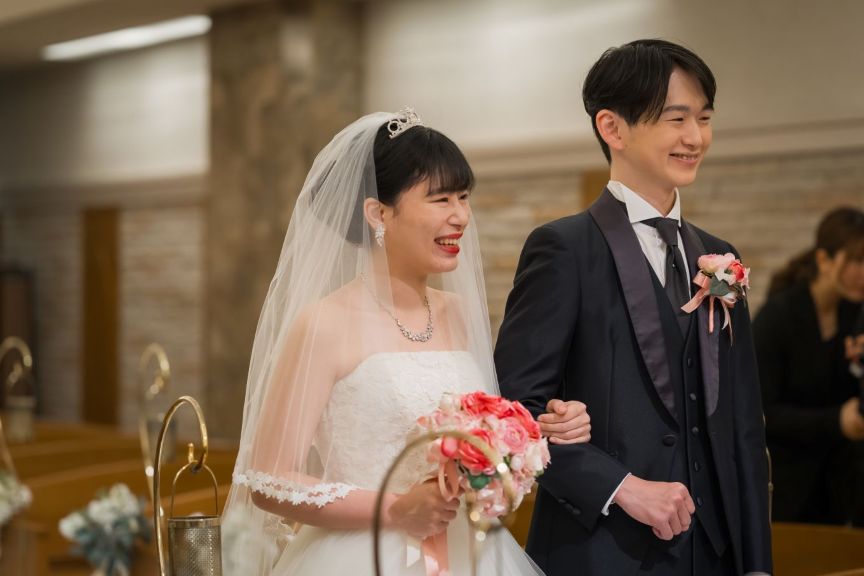 大切なご家族に見守られて迎えた、お二人にとってかけがえのない結婚式♡