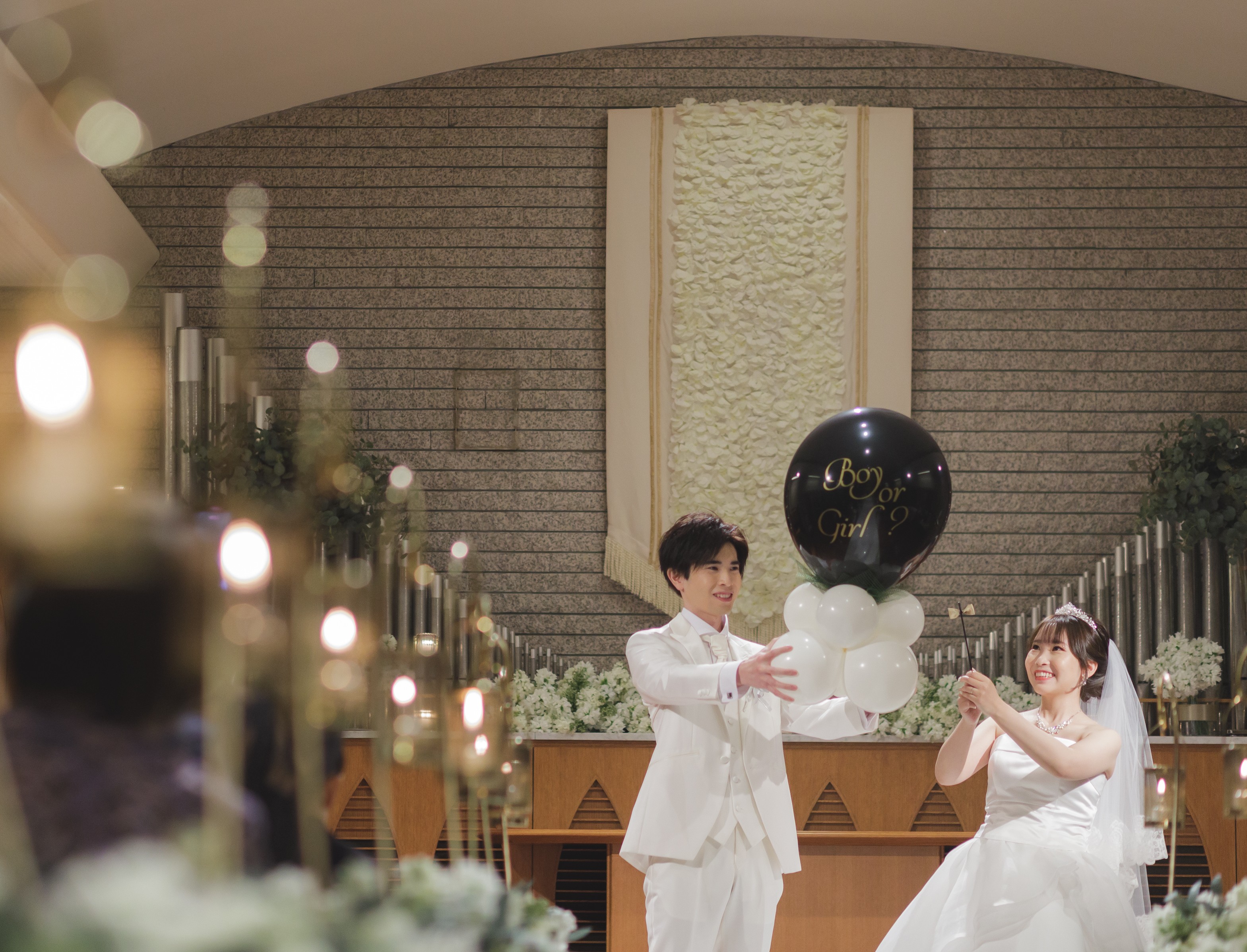 新郎新婦もドキドキ♡