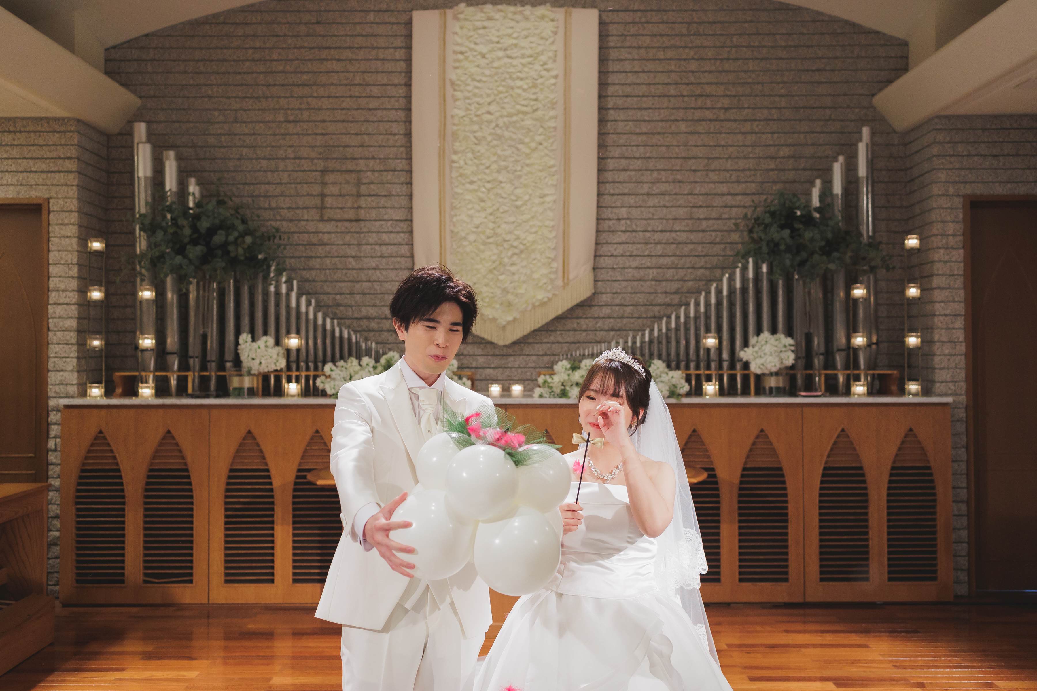 新郎新婦もドキドキ♡