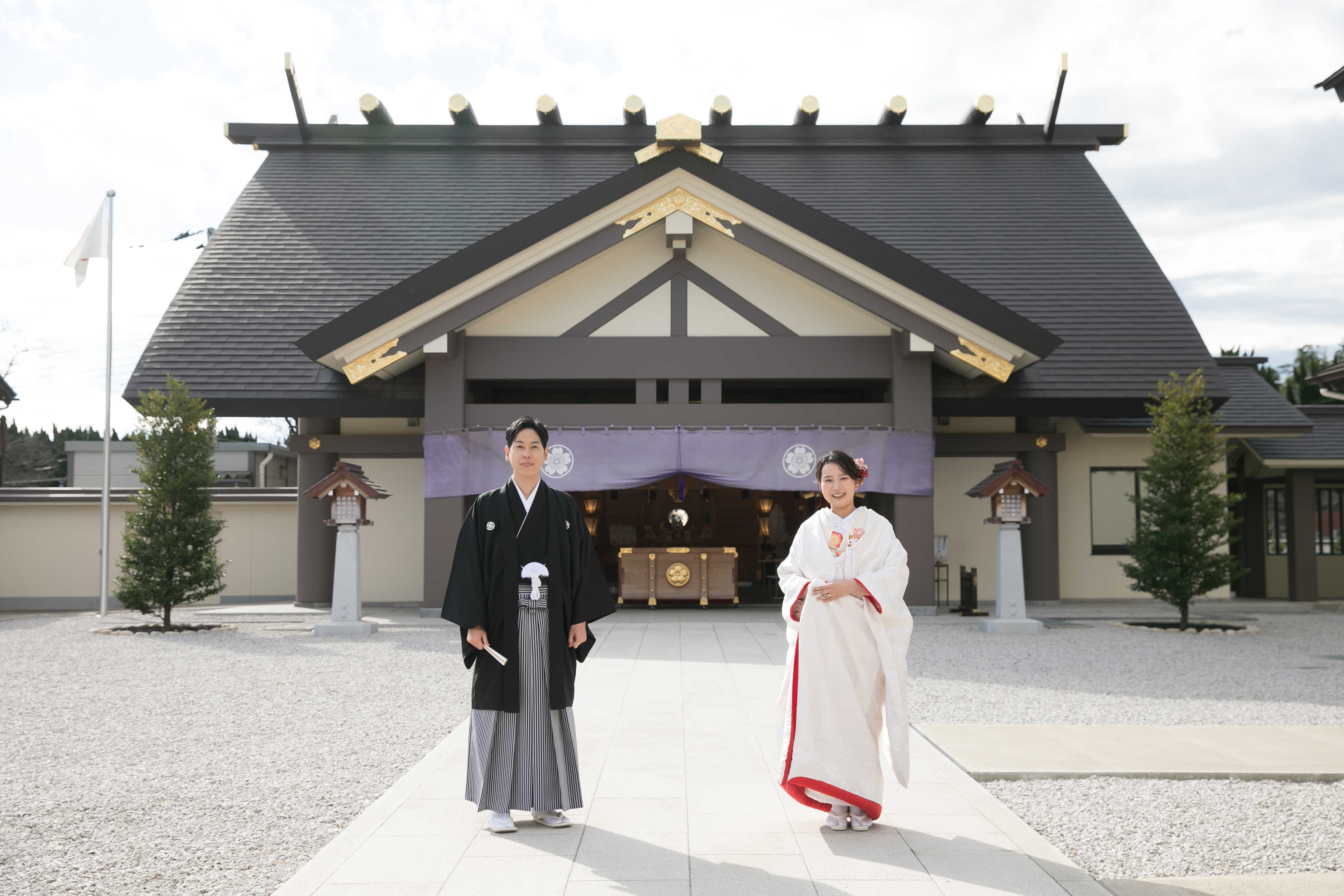 【神社婚レポート】千葉縣護国神社での結婚式
