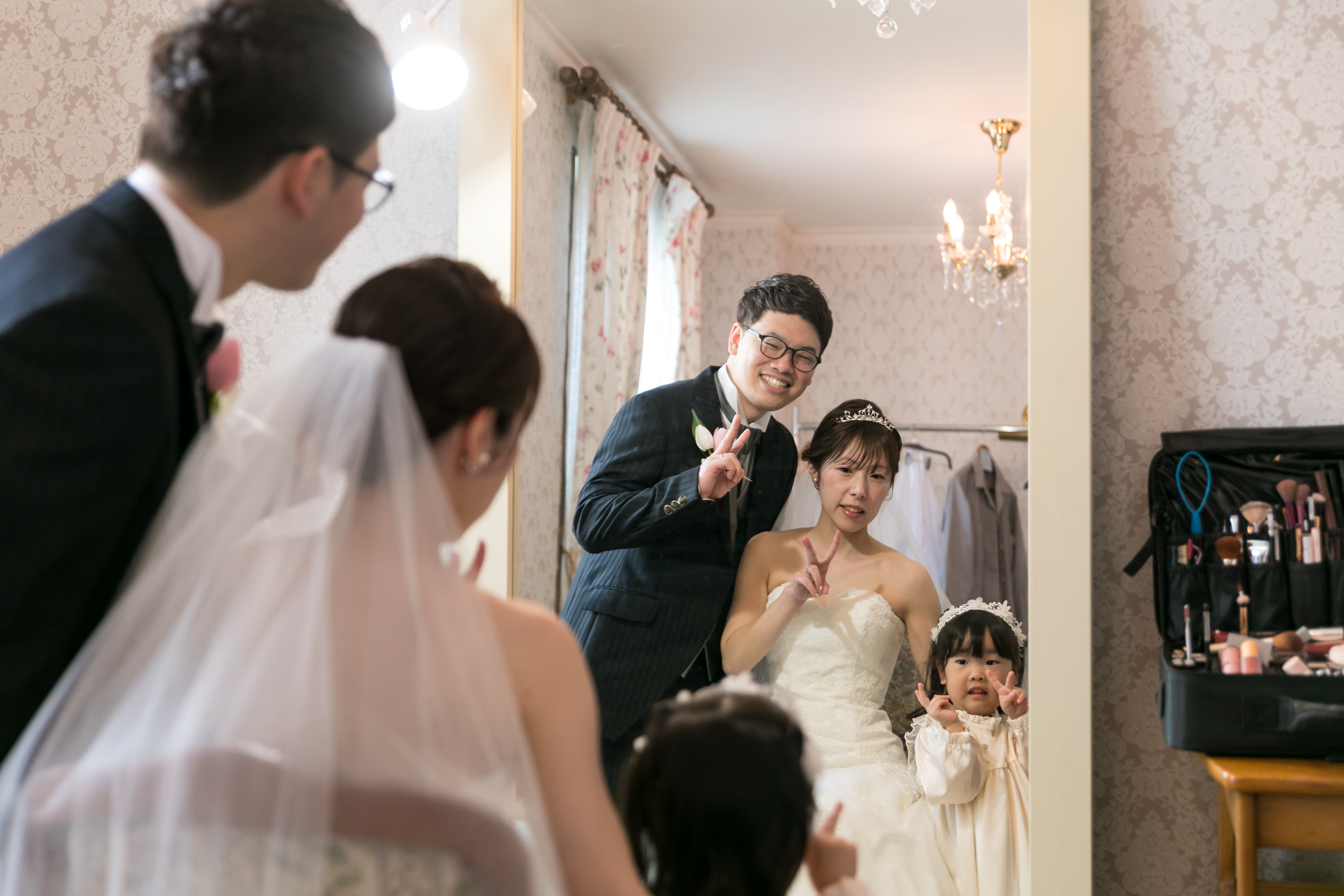 お子様と一緒に叶えた、笑顔あふれる家族ウェディング①
