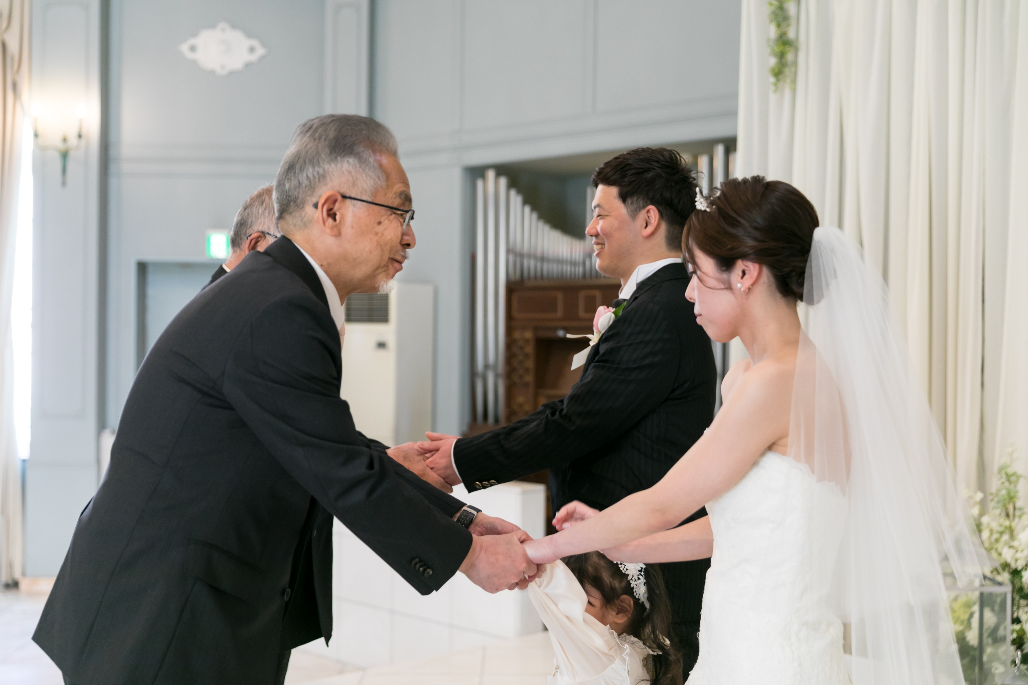 お子様と一緒に叶えた、笑顔あふれる家族ウェディング③