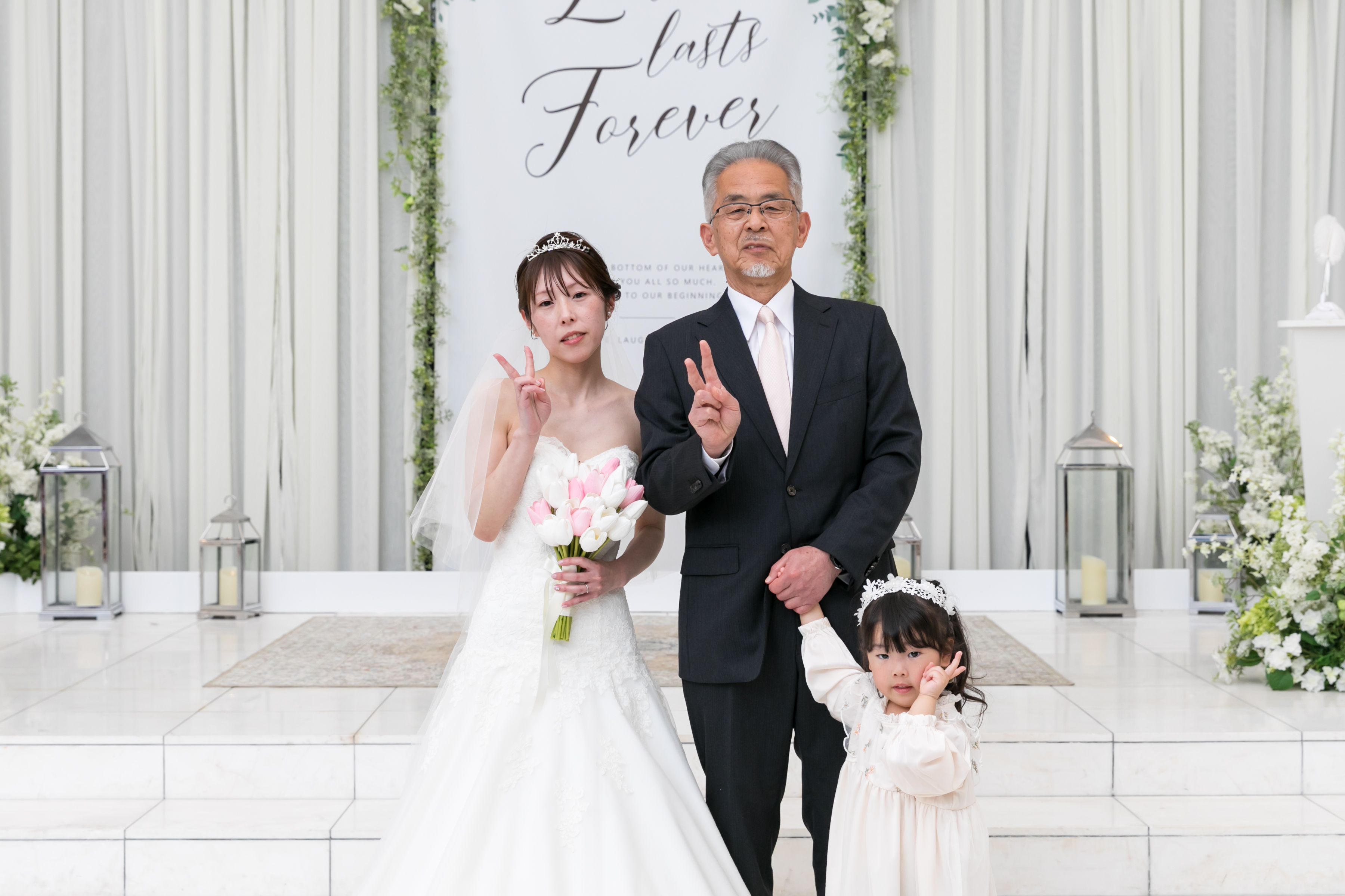 お子様と一緒に叶えた、笑顔あふれる家族ウェディング④