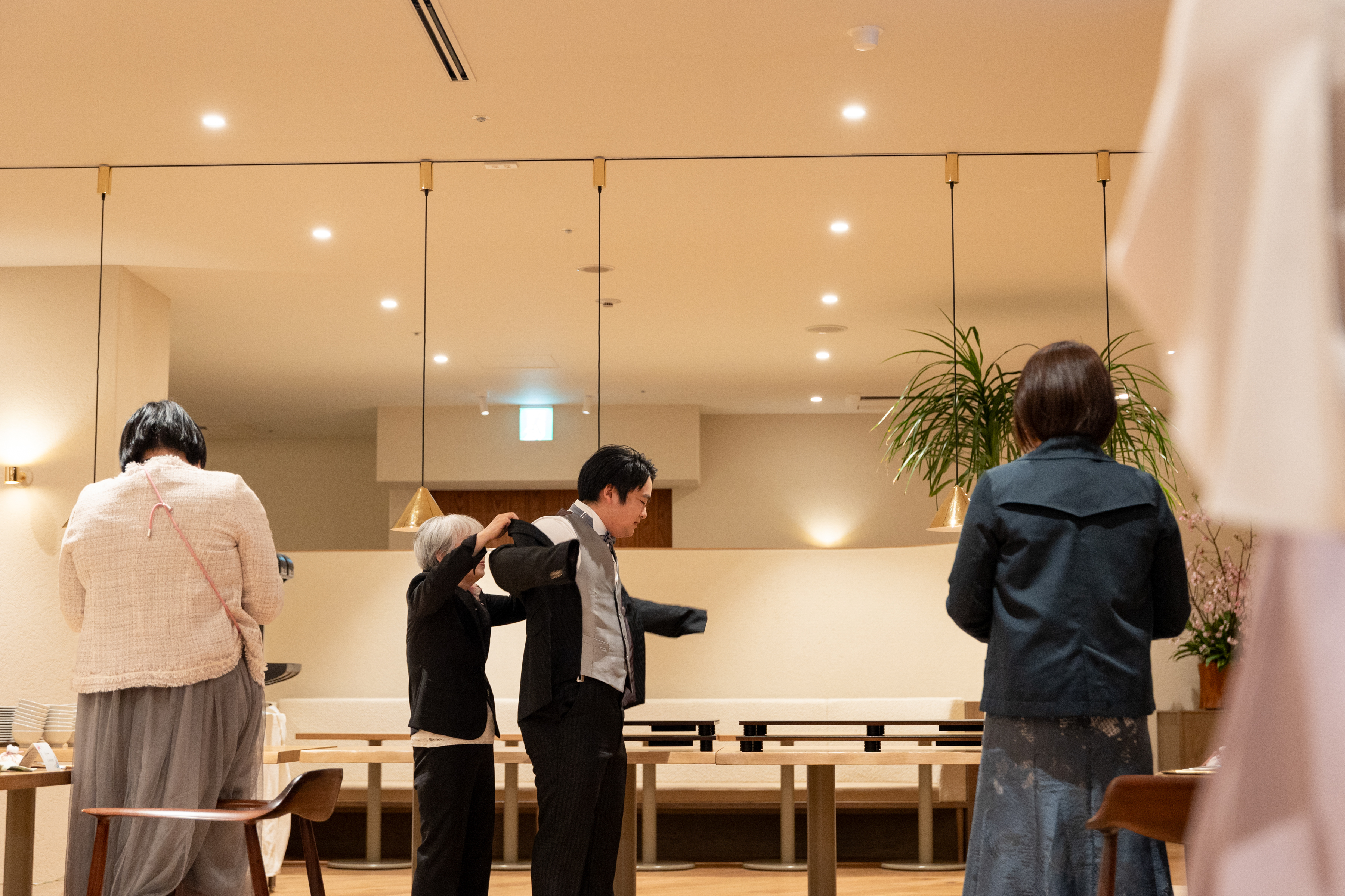 レストラン宴内人前式②