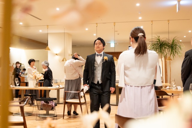 レストラン宴内人前式②