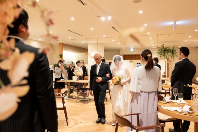 レストラン宴内人前式②