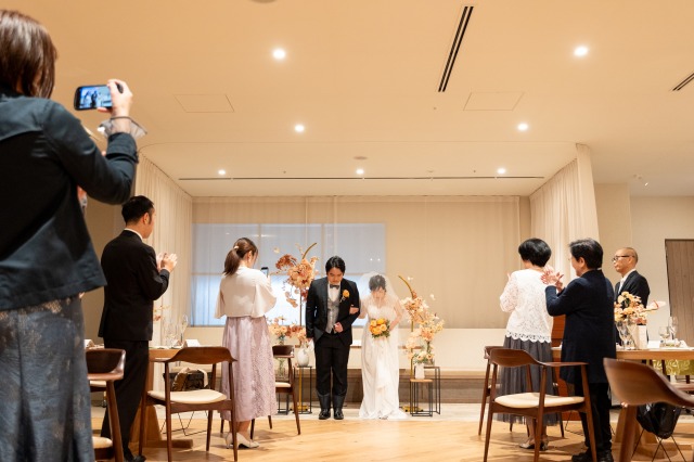 レストラン宴内人前式②