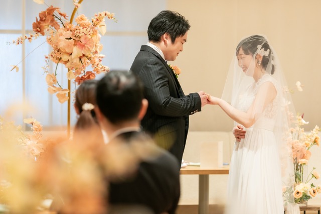 レストラン宴内人前式②