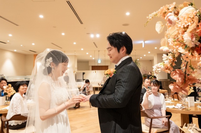 レストラン宴内人前式②