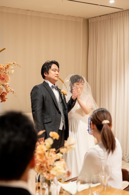 レストラン宴内人前式②