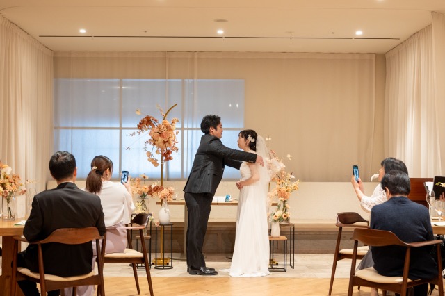 レストラン宴内人前式③