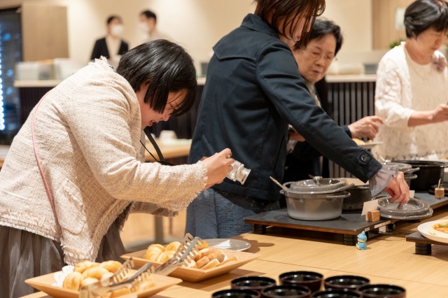 レストラン宴内人前式④