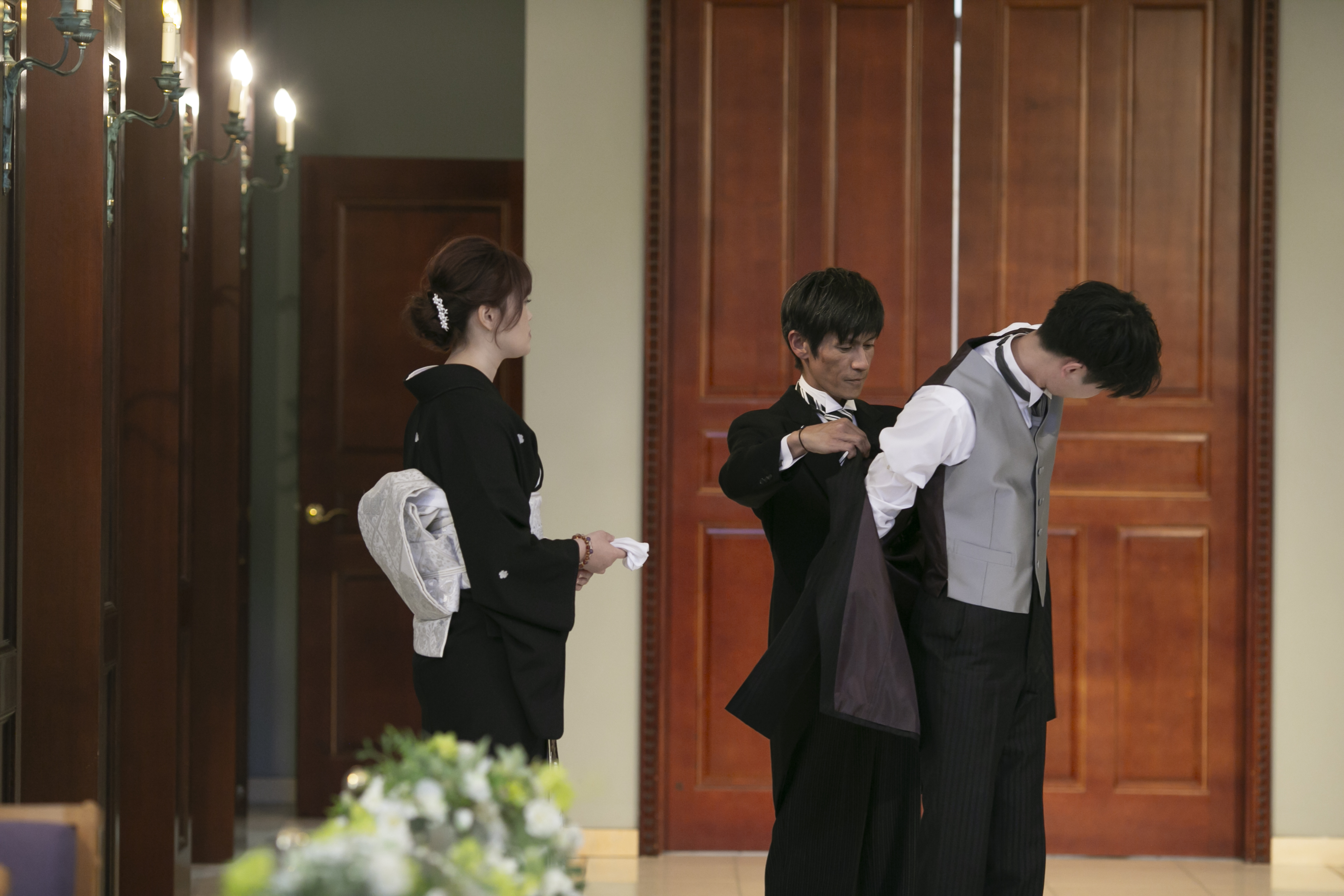 家族の絆を感じる、ご両親参加のジャケットセレモニー