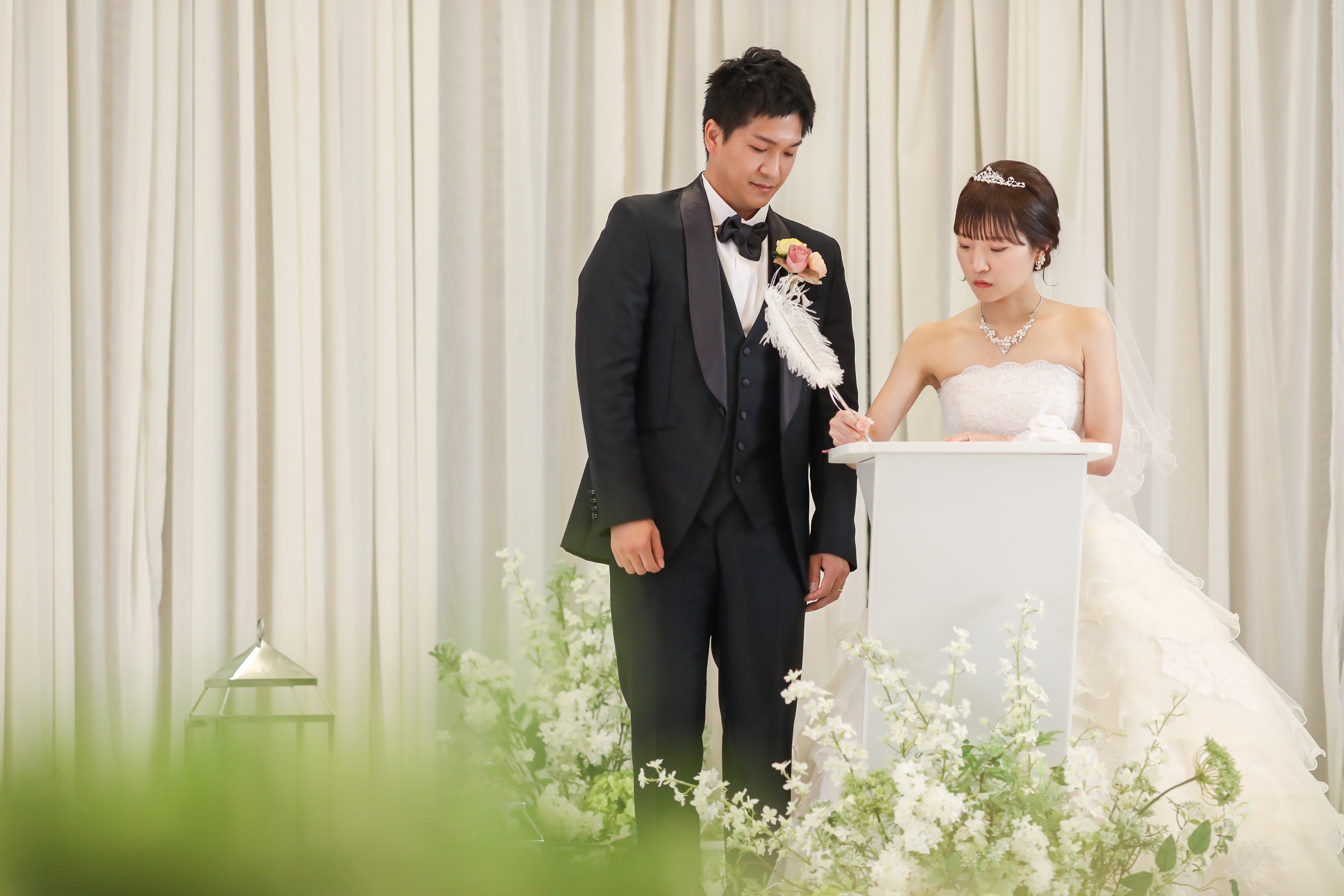 サプライズ⁉カラードレスでの再入場