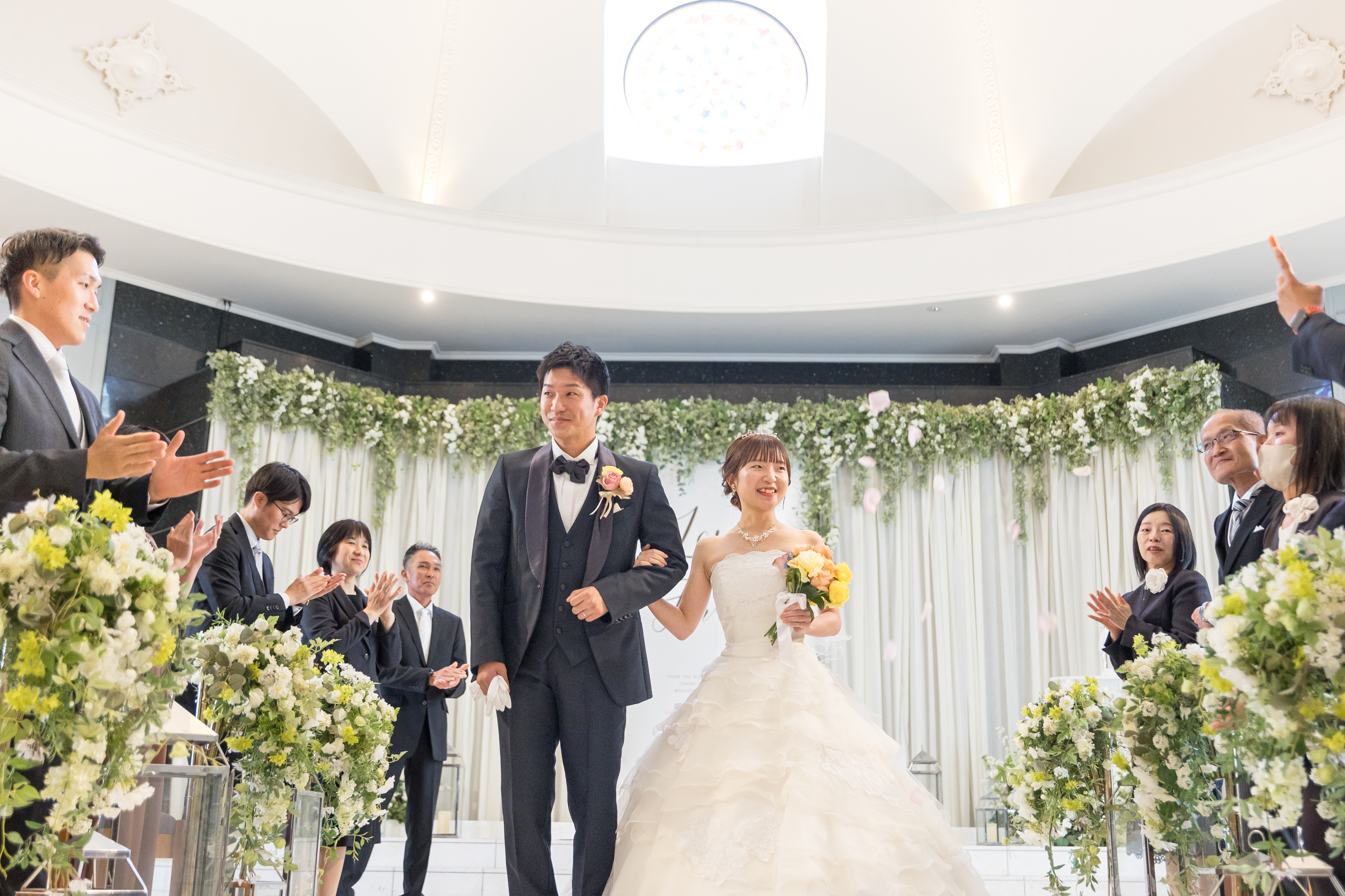 サプライズ⁉カラードレスでの再入場