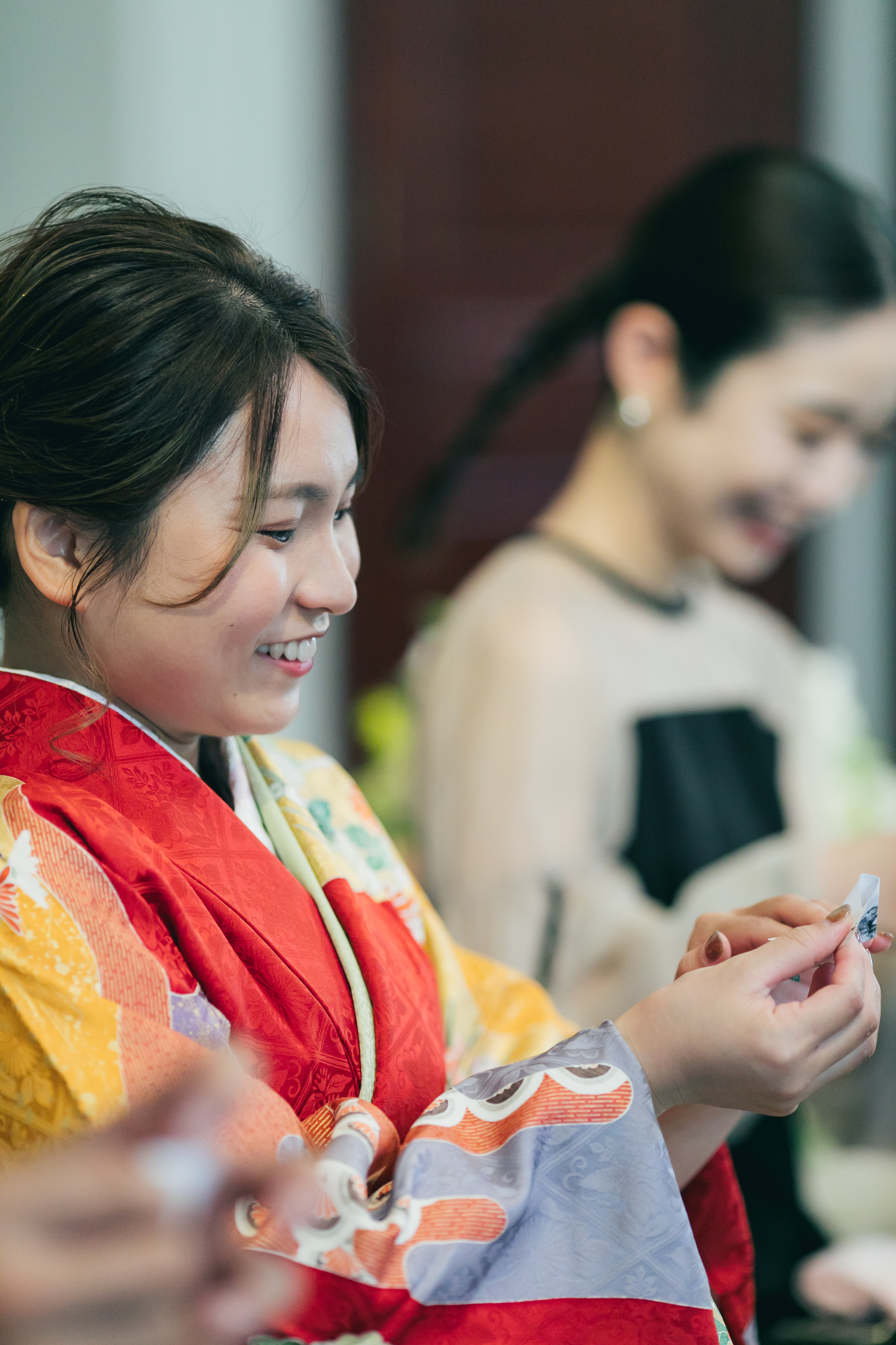 お式の中でお楽しみ抽選会♪