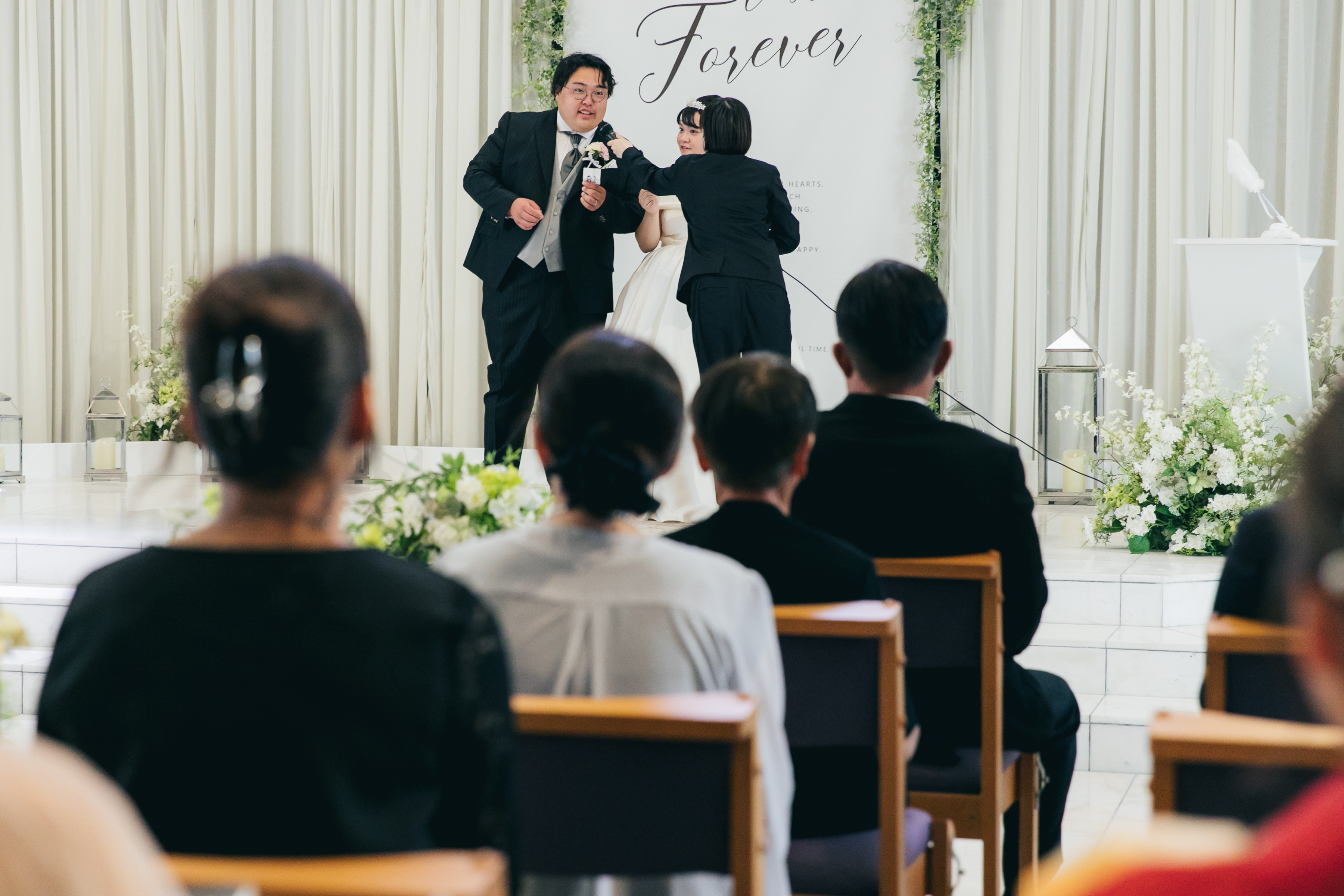 お式の中でお楽しみ抽選会♪