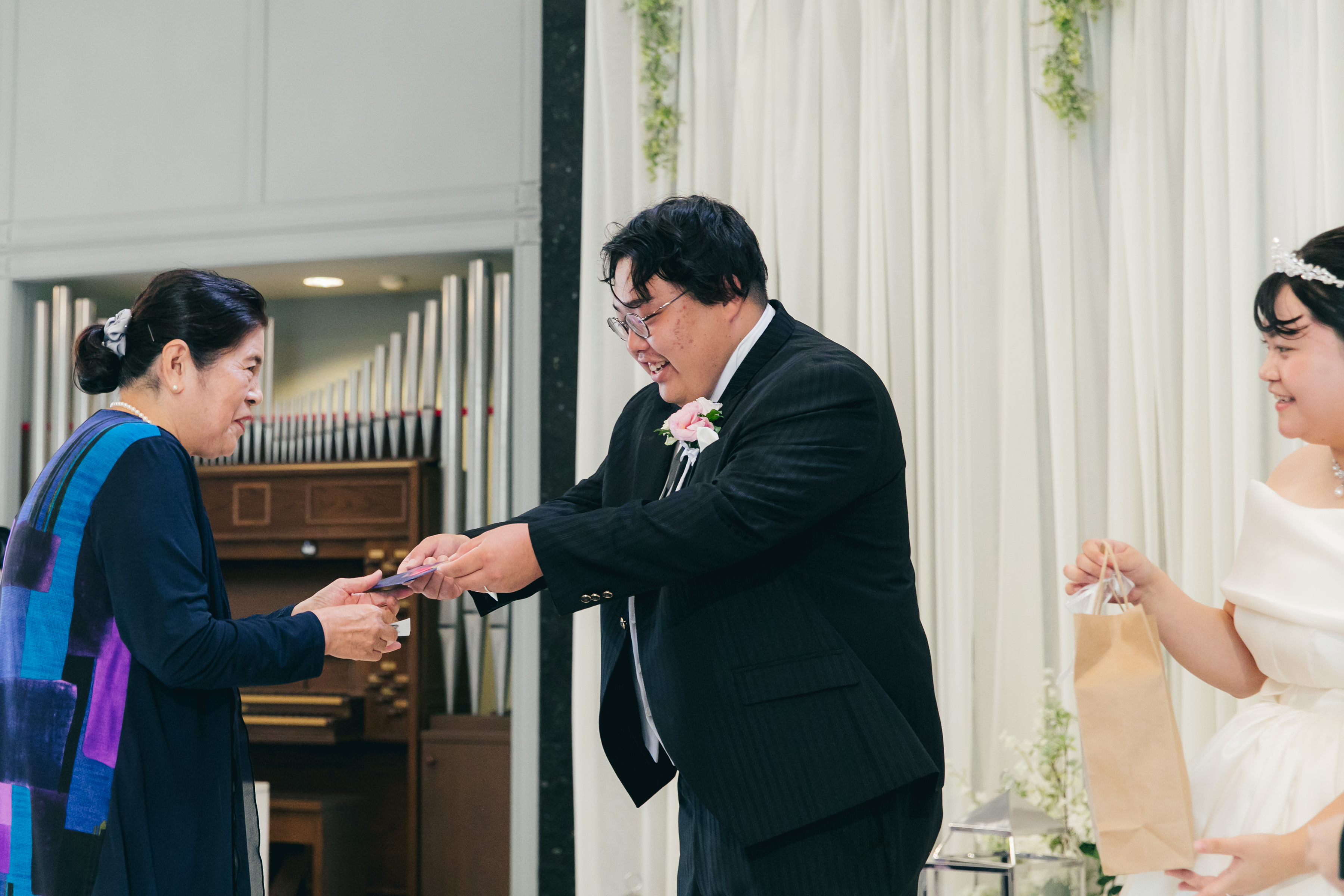 お式の中でお楽しみ抽選会♪