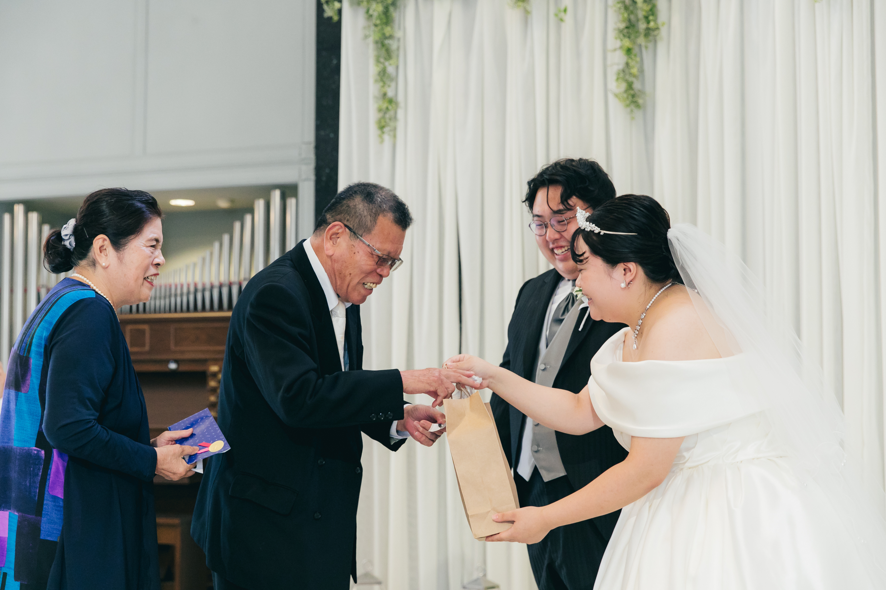 お式の中でお楽しみ抽選会♪