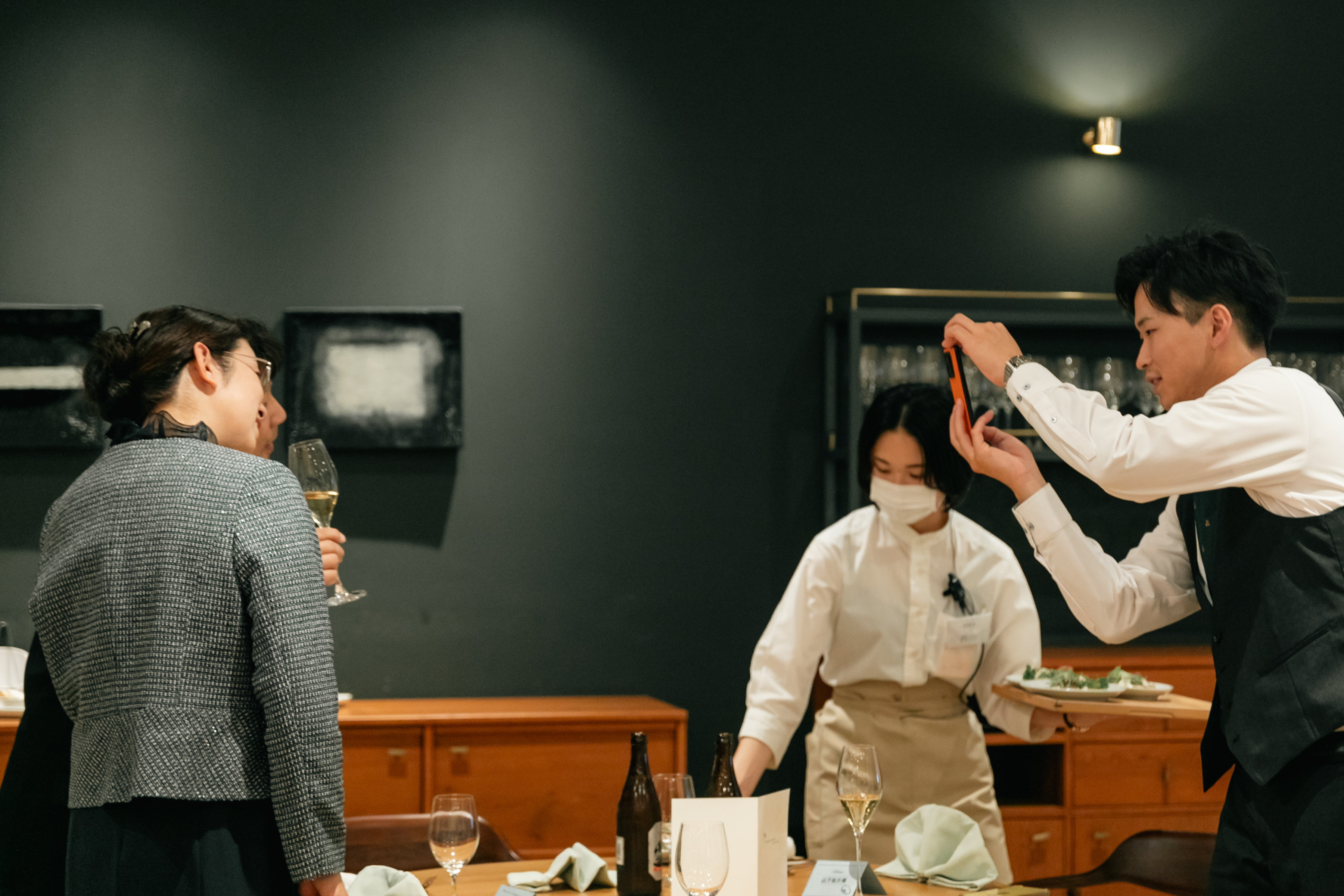 レストランでのお食事会?