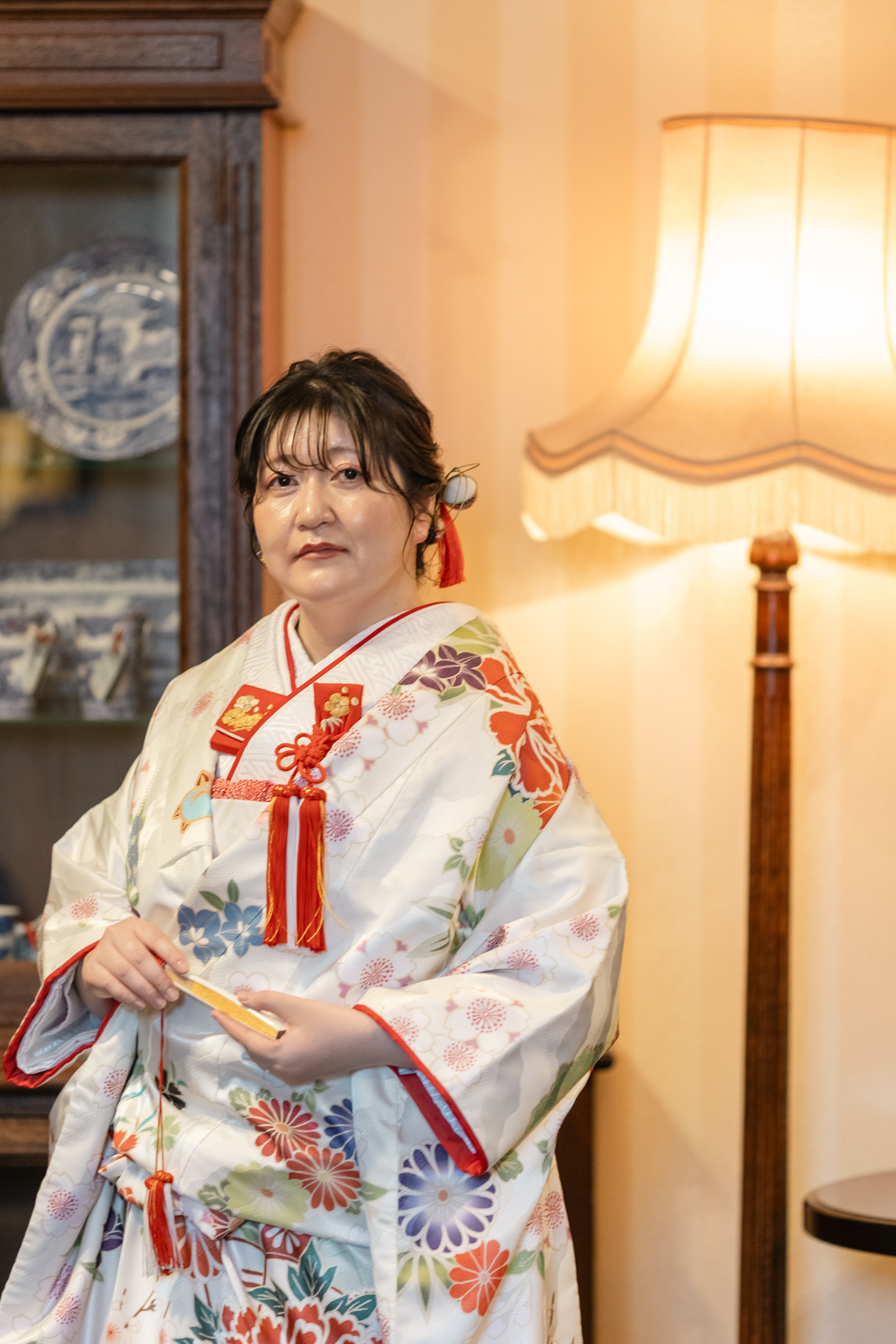 お式で白無垢、ご会食で色打掛✨