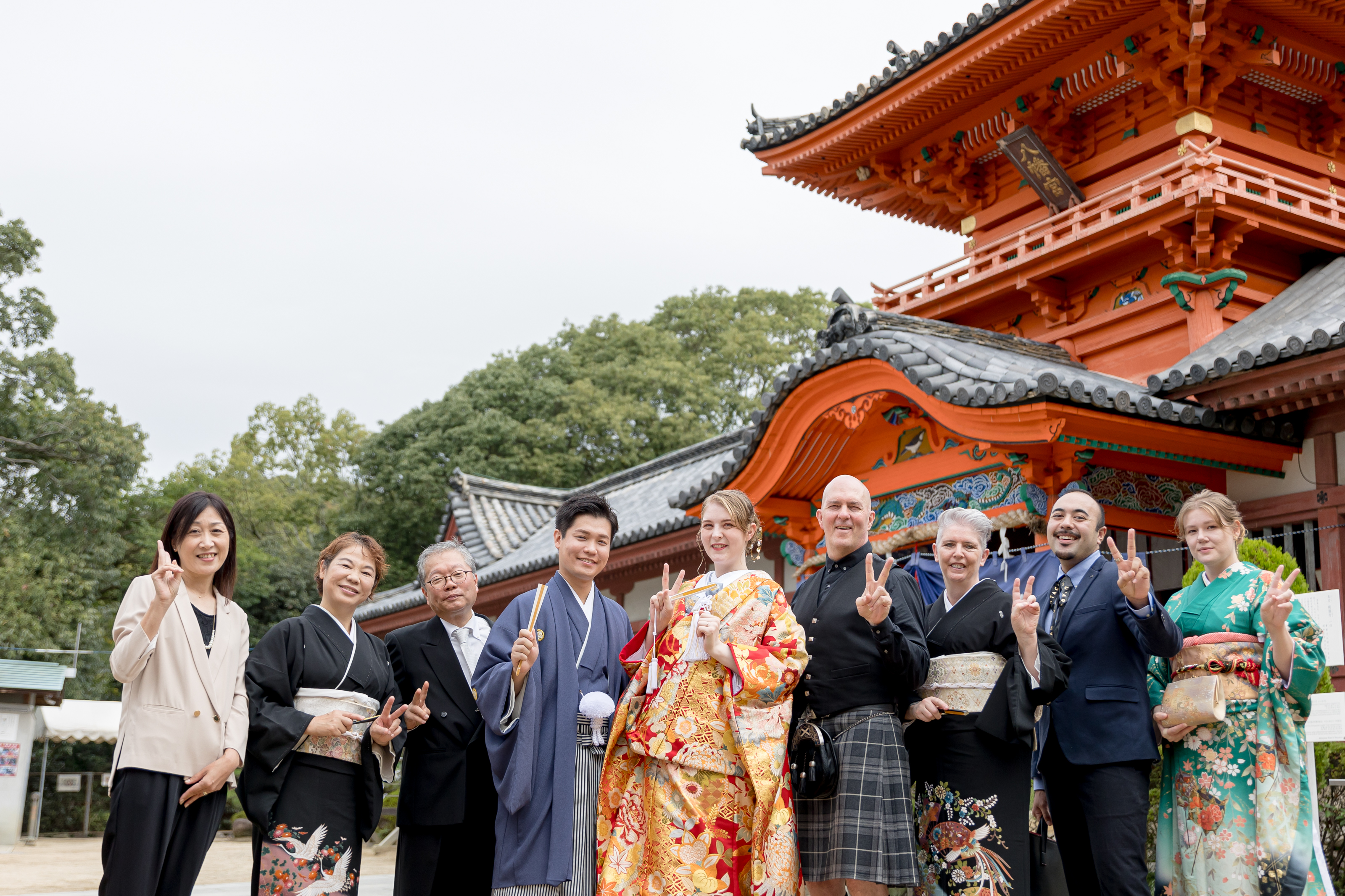 準備期間が短くても安心!神前式は来月にもできる♪