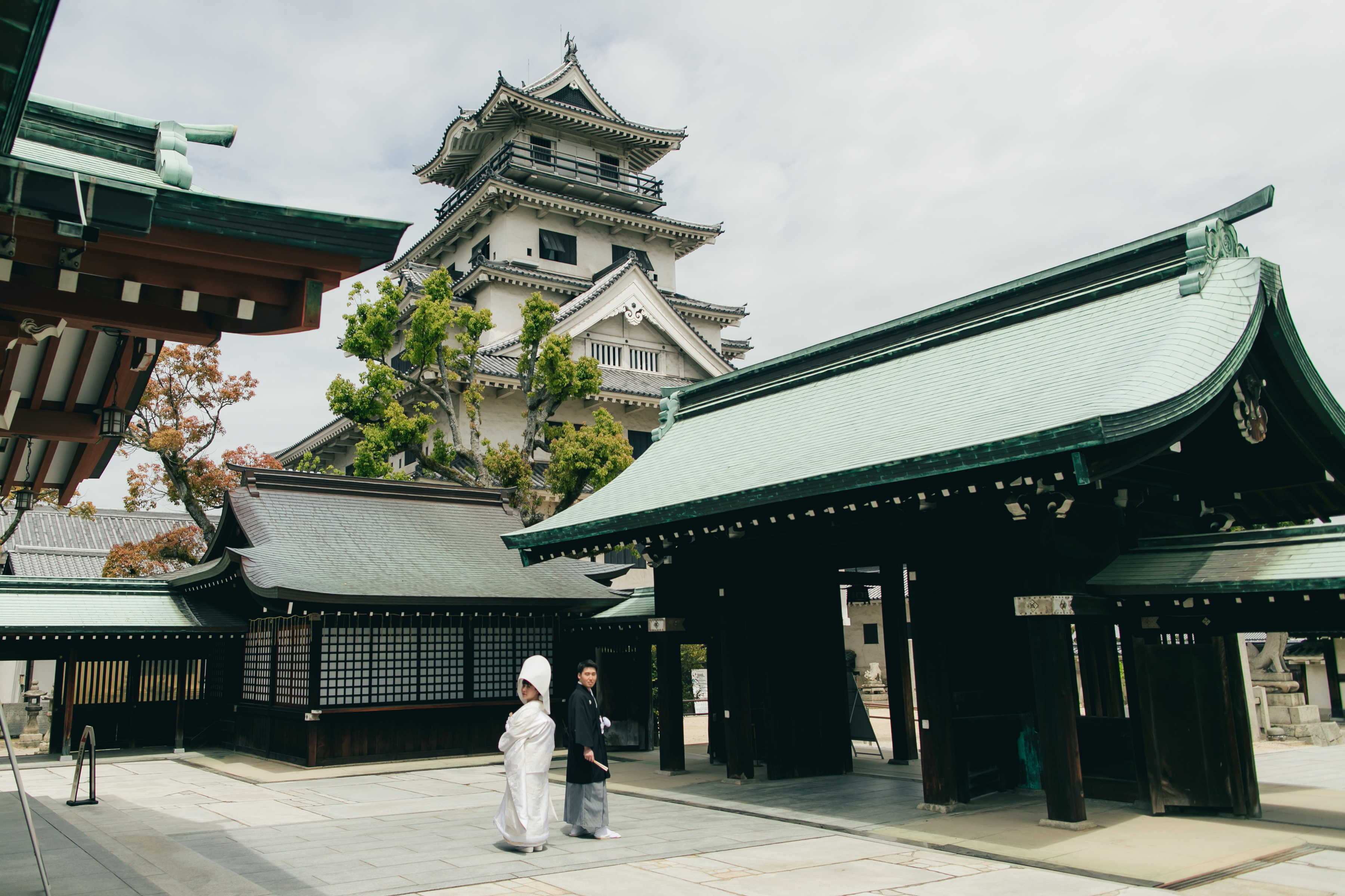 お城の下で神社式⛩