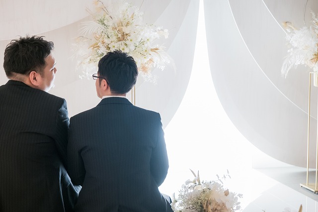 福岡店のLGBTウエディングレポート♪（タキシード＆タキシード）