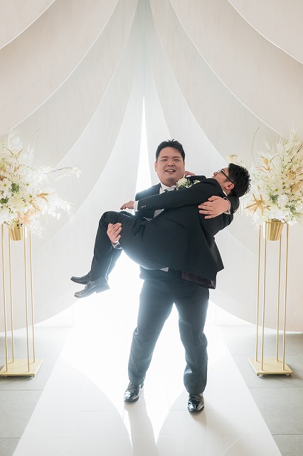 福岡店のLGBTウエディングレポート♪（タキシード＆タキシード）