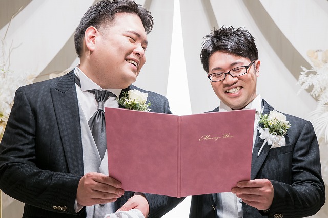 福岡店のLGBTウエディングレポート♪（タキシード＆タキシード）