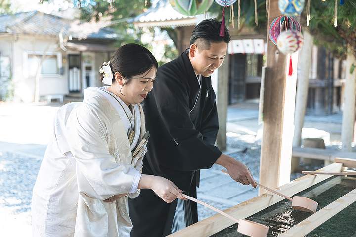 【小さな結婚式 福岡】家族を呼んで神社挙式のご紹介②
