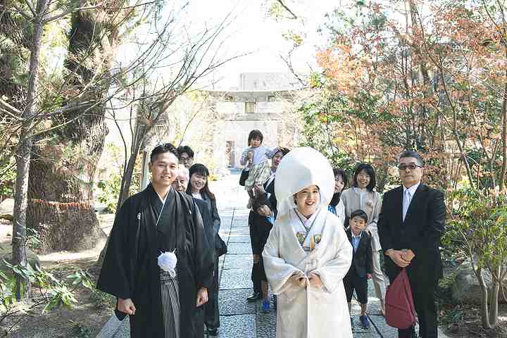 【小さな結婚式 福岡】家族を呼んで神社挙式のご紹介②