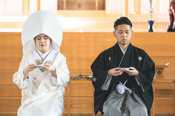 【小さな結婚式 福岡】家族を呼んで神社挙式のご紹介①