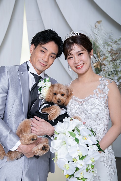 ペットと一緒にご結婚式??