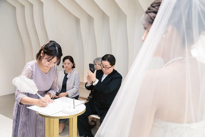 【少人数結婚式】挙式・お食事会レポート②