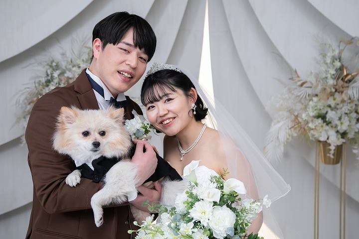 【小さな結婚式 福岡】ペットも一緒にアットホームな結婚式 レポート①