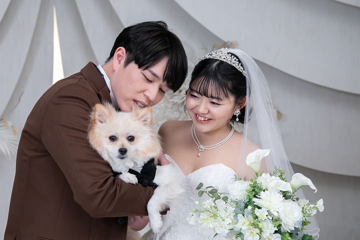【小さな結婚式 福岡】ペットも一緒にアットホームな結婚式 レポート①