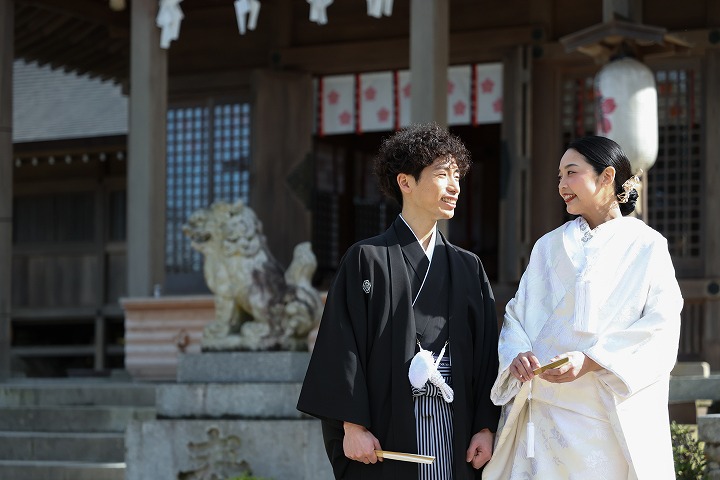 小さな結婚式福岡店 竈門神社 神前式 パート①