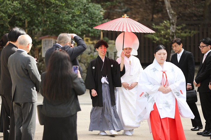 小さな結婚式福岡店 竈門神社 神前式 パート②