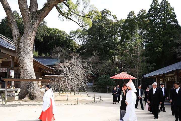 小さな結婚式福岡店 竈門神社 神前式 パート②