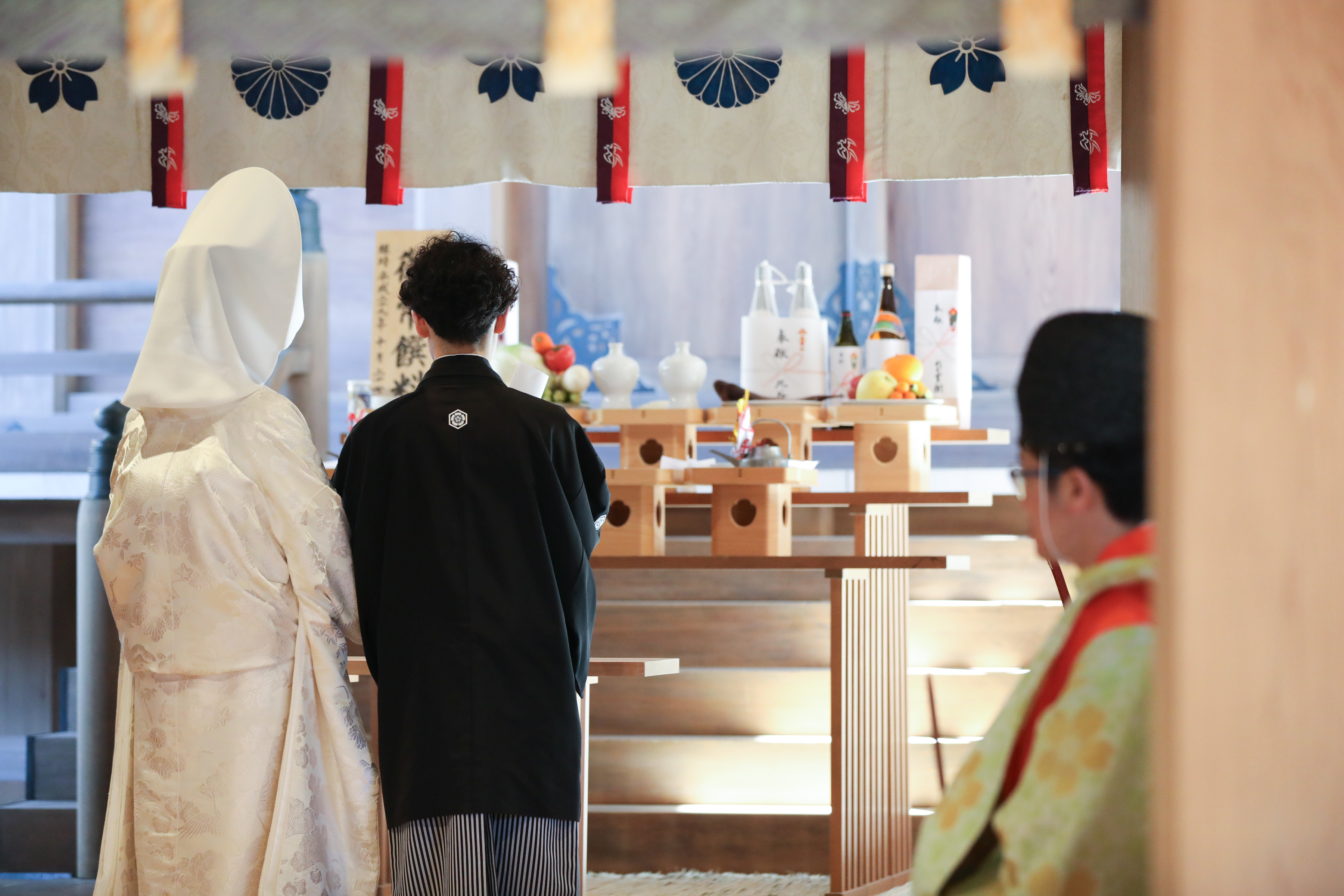 小さな結婚式福岡店　竈門神社　神前式　パート③