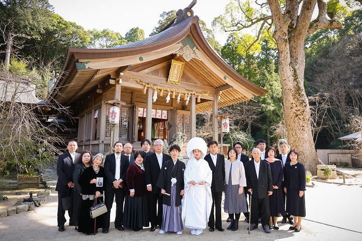 小さな結婚式福岡店 竈門神社 神前式 パート④