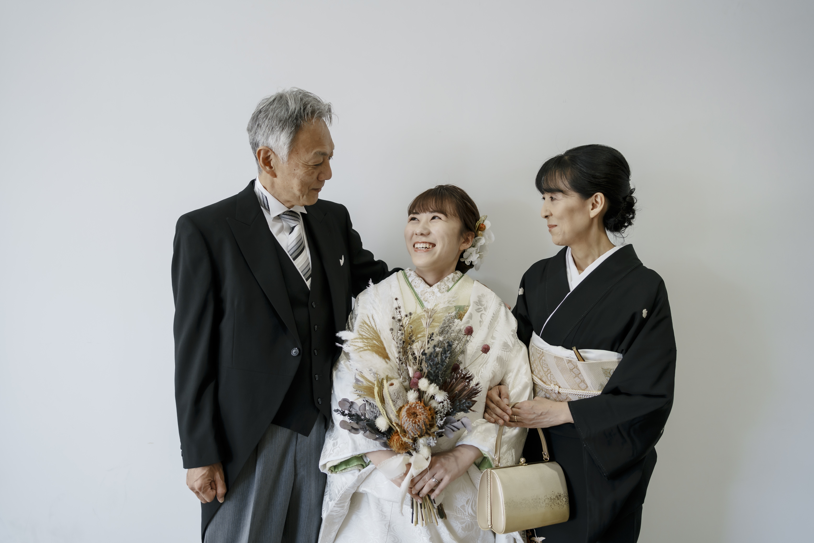 神社での結婚式の一日