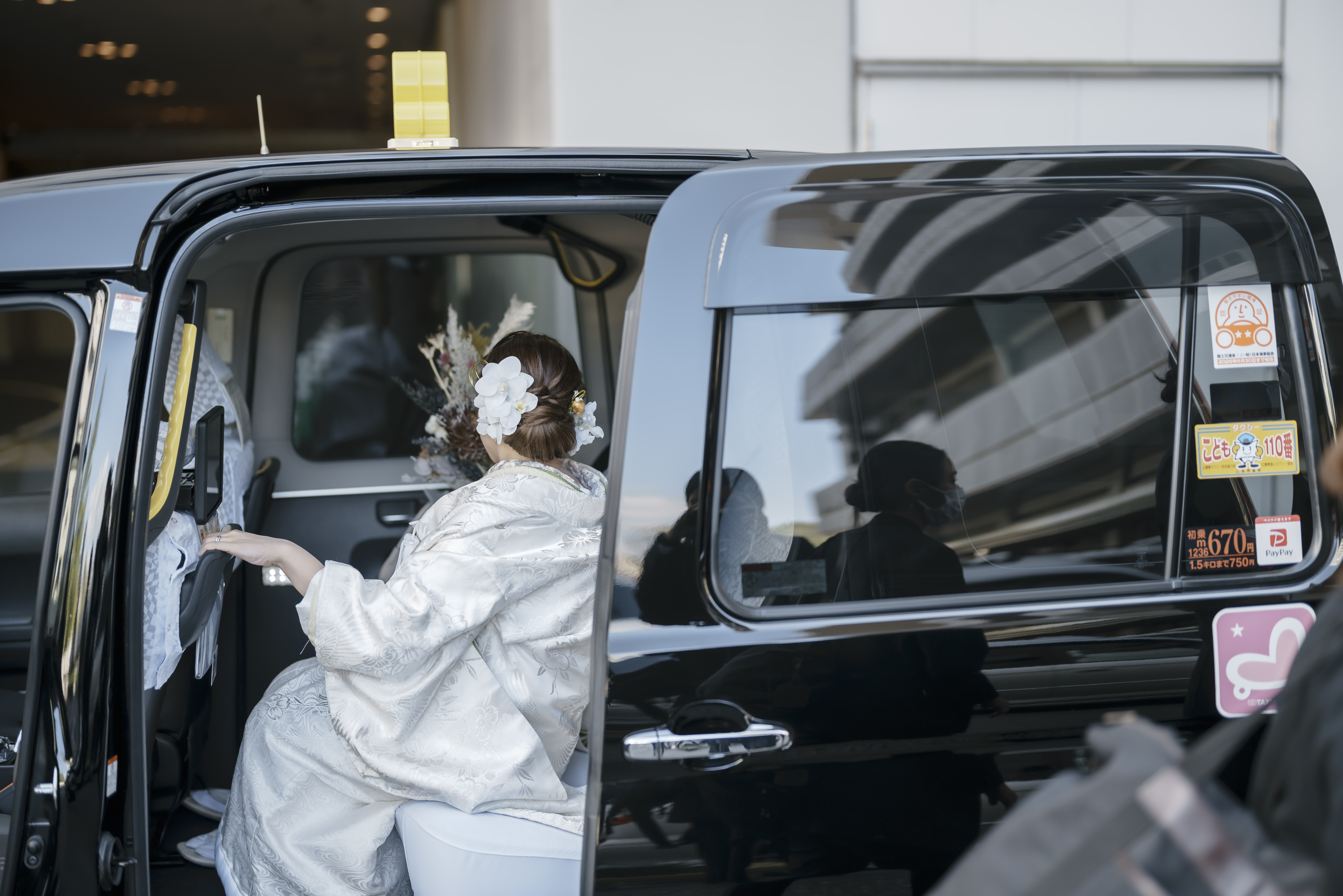 神社での結婚式の一日