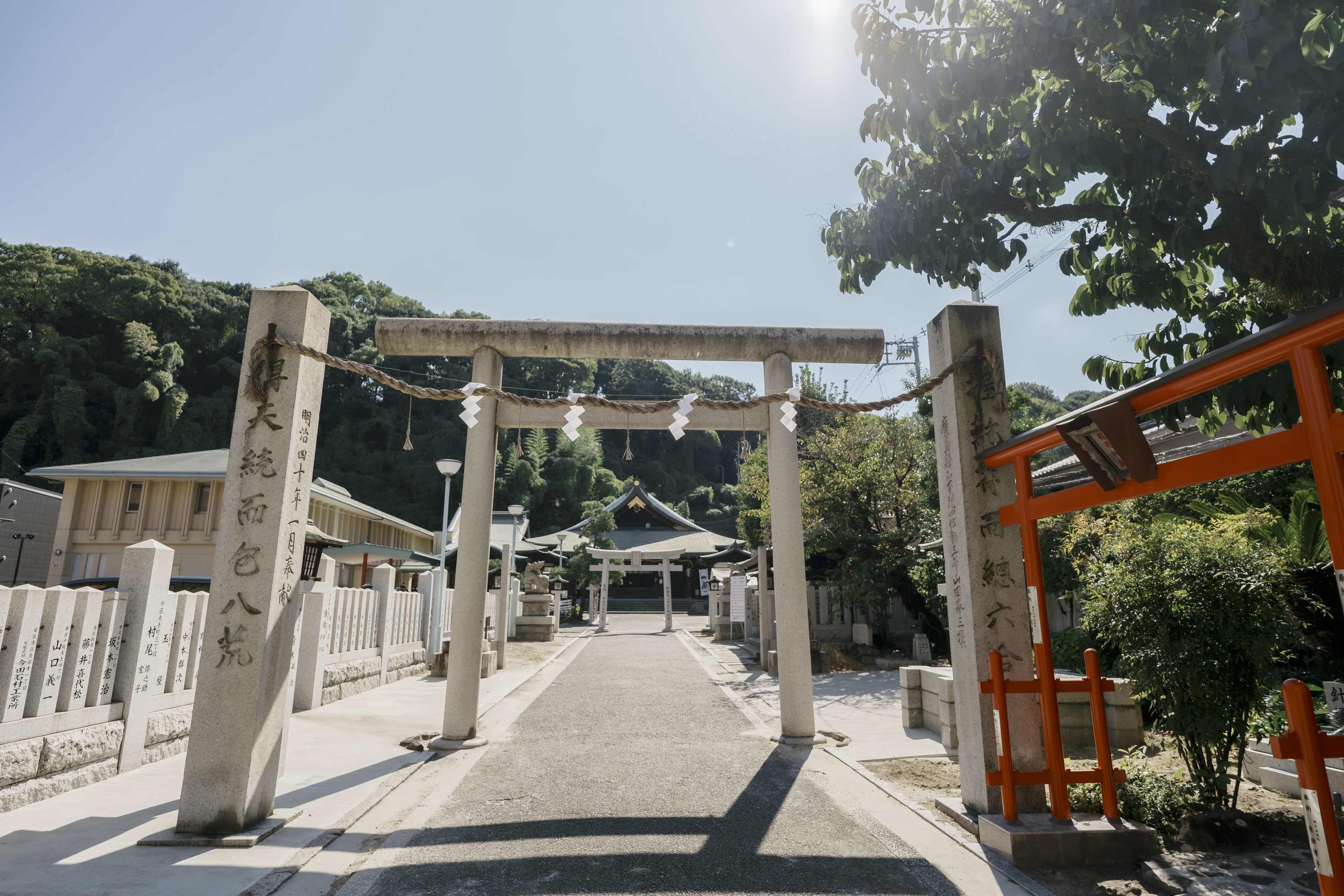 神社での結婚式の一日