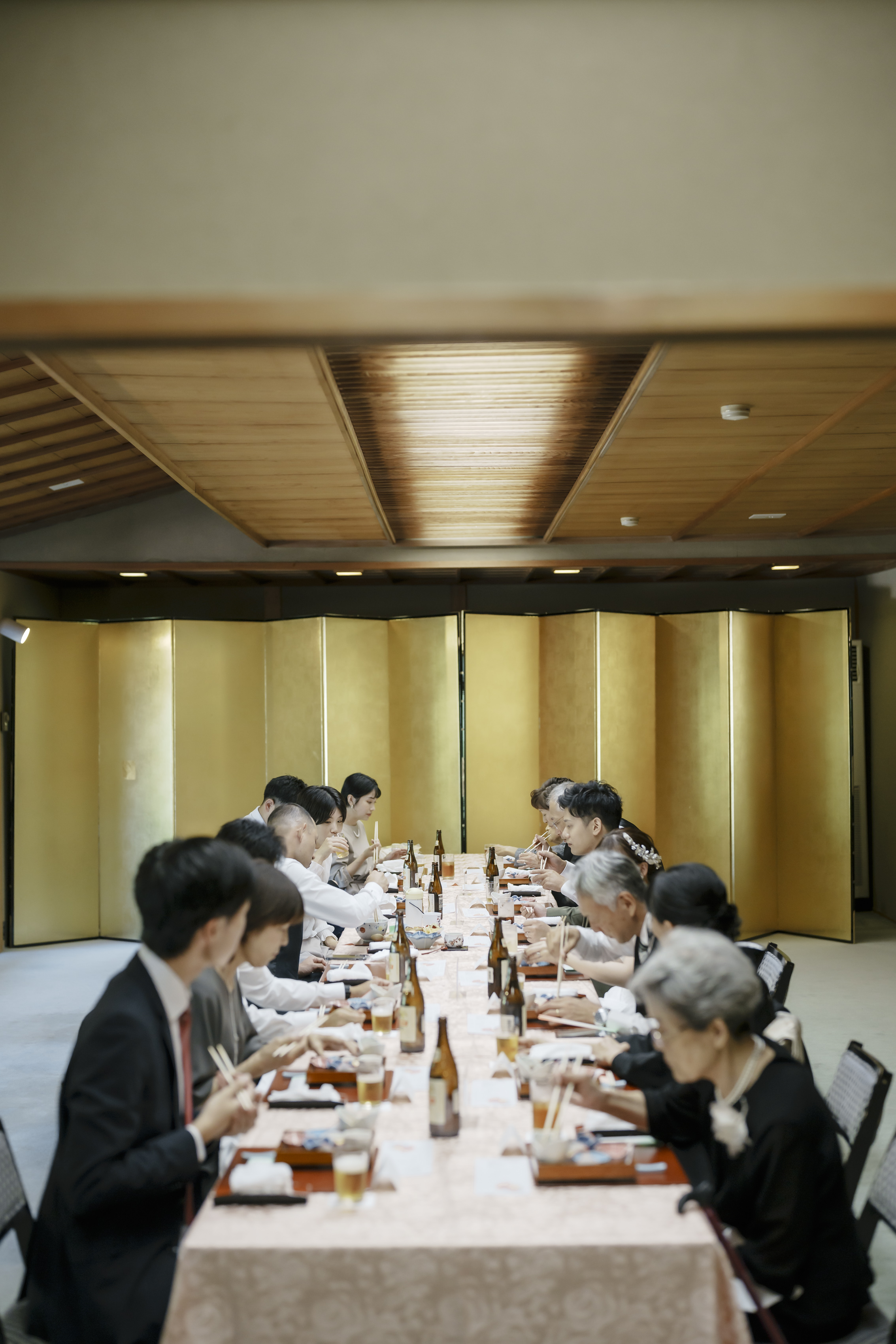 神社での結婚式の一日